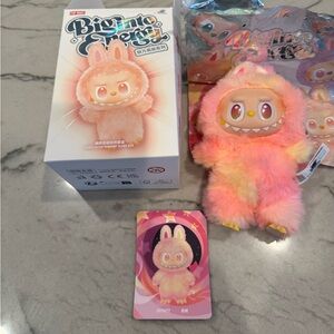 POP MART Labubu Big Into Energy Loyalty Vinyl Plush Pendant NWT Authentic